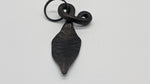 Hand Forged leaf key chain