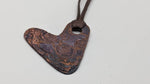 Mokume Gane Heart Pendant