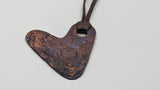 Mokume Gane Heart Pendant