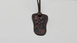 Oval Mokume Gane Pendant Necklace