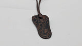 Oval Mokume Gane Pendant Necklace